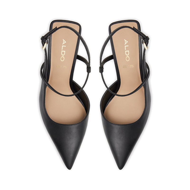 Brunette Women's Strappy Pumps - Black
