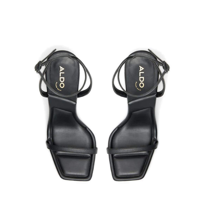 Vivanti Women's Ankle Strap Heeled Sandals - Black