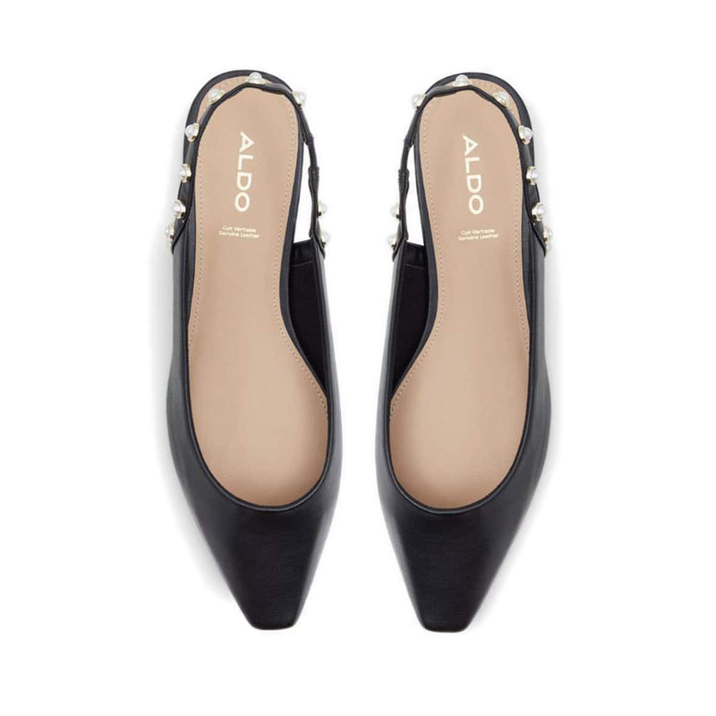Mayllan Women's Sling Back Flat Ballerinas - Black