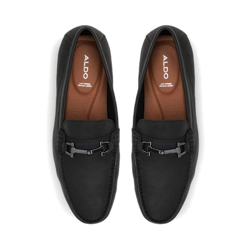 Fangio Men's Slip On Driving Shoe - Black