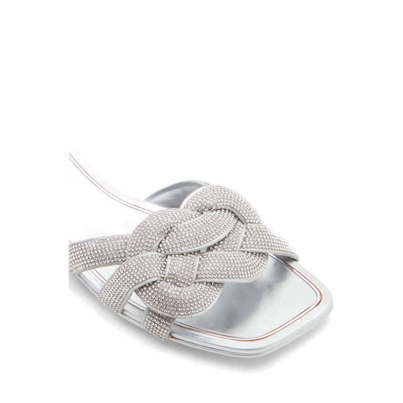 Tydeus Women's Flat Sandals - Silver
