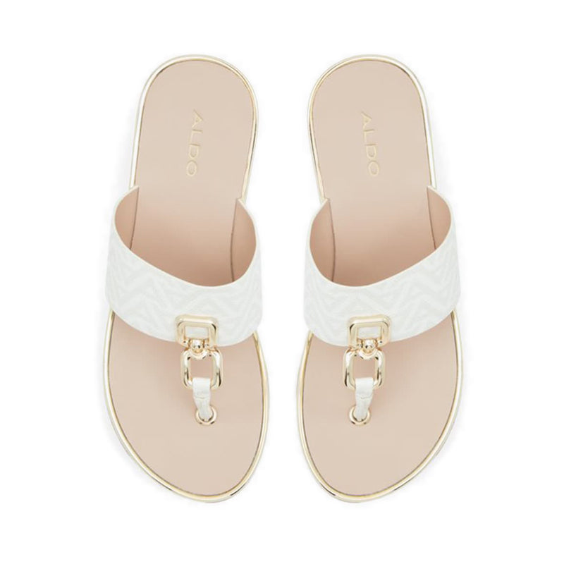 Maesllan Women's Beach Sandals - White