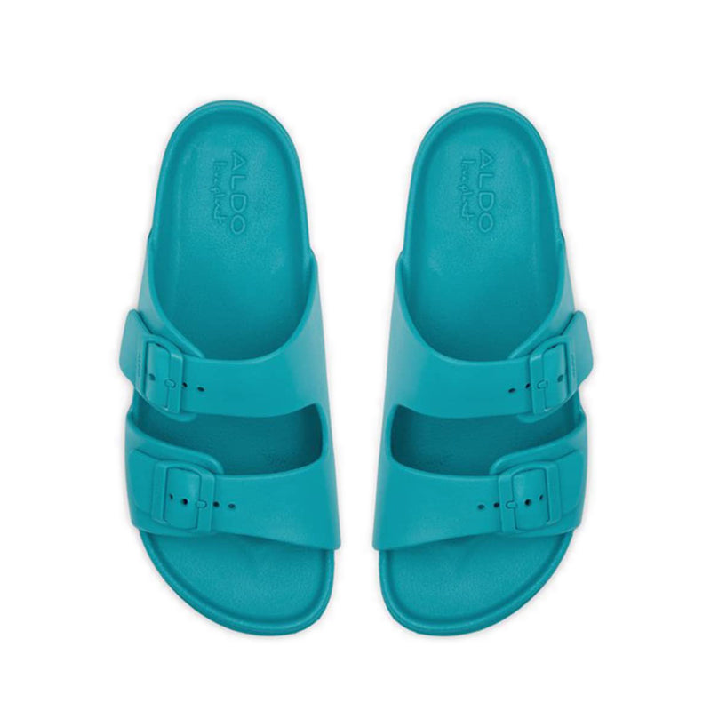 Hideo Men's Flat Sandals- Turquoise