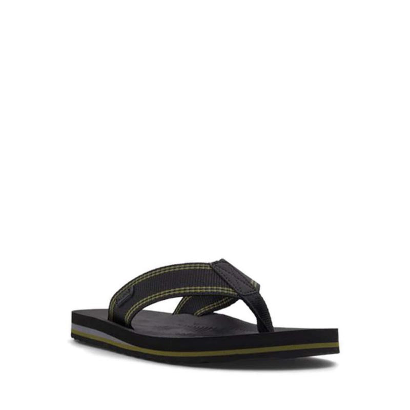Burges Flat Sandals - Black