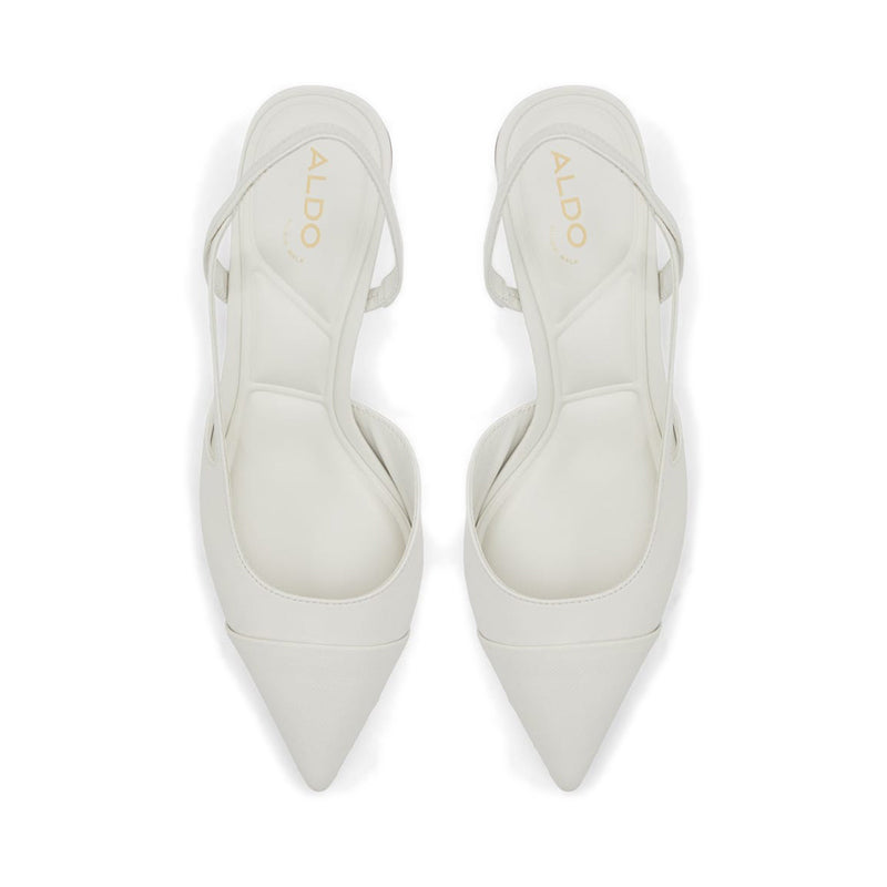 Valaclya Heeled Shoes - White/Bone