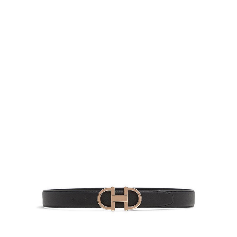 Gorrlenko Men's Belt - Black-Gold Multi