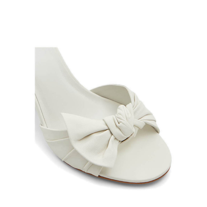Angelbow Women's Heeled Sandals - White-Bone