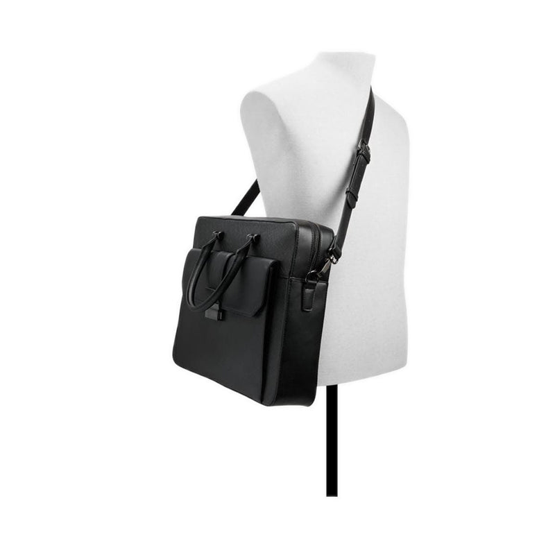 Vermon Men's Laptop Bag - Black