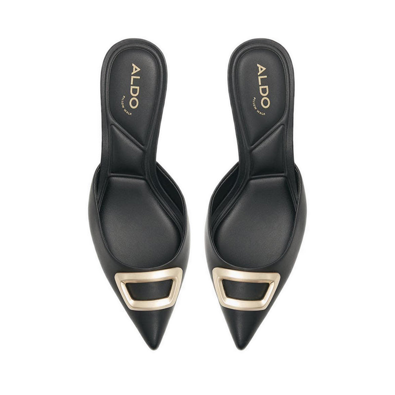Louisette Women's Heeled Mule - Black