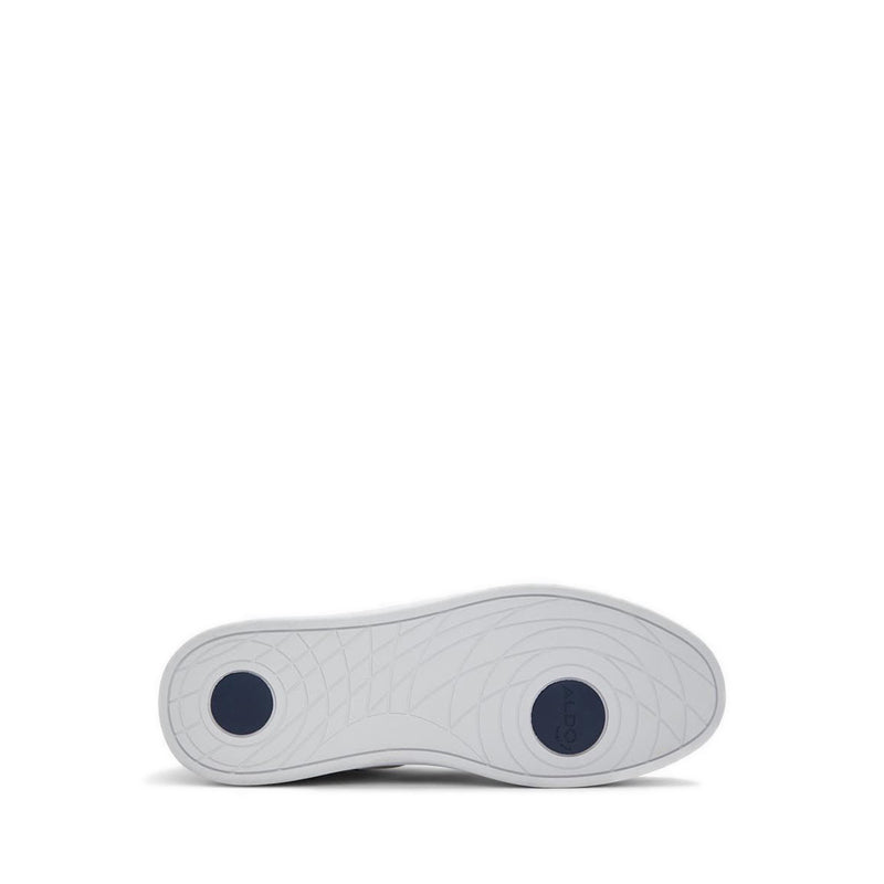 Elio Men's Low Top Sneakers - White-Navy
