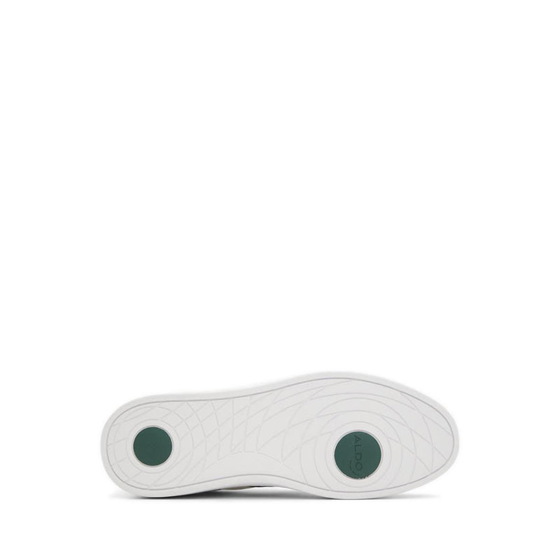 Elio Men's Low Top Sneakers - White-Green