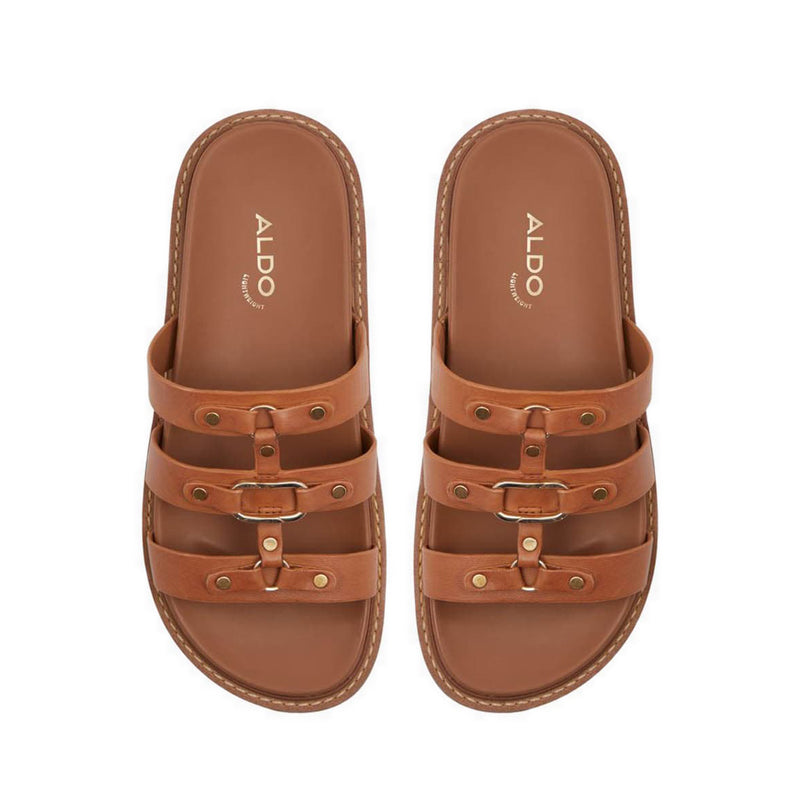 Mariesoleil Women's Flat Sandals - Brown