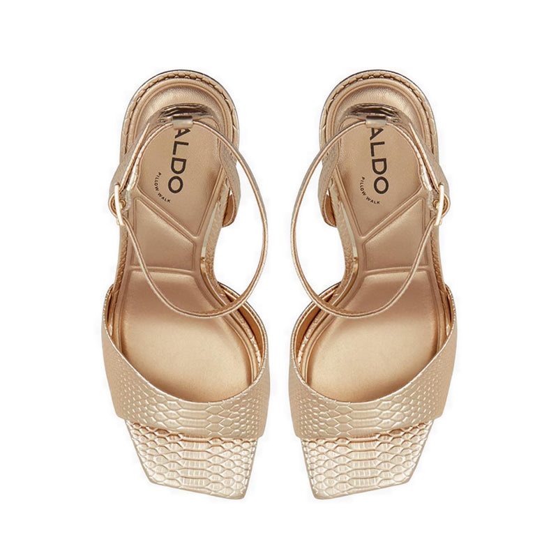 Lettie Women's Strappy Heeled Sandals - Gold