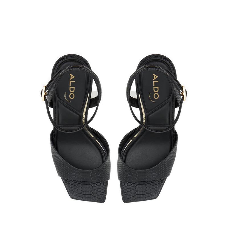 Lettie Women's Strappy Heeled Sandals - Black