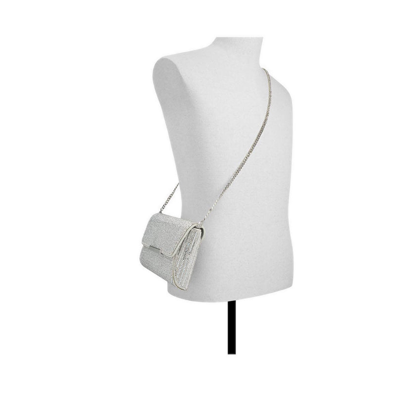 Rania Women's Clutch - Silver