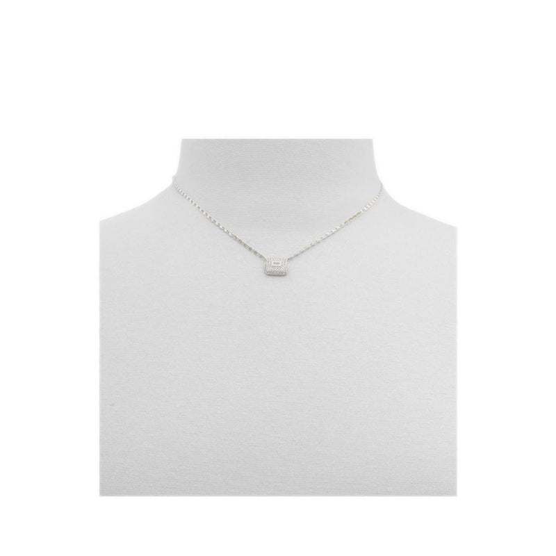 Belcheri Women's Pendant Necklace - Silver-Clear Multi