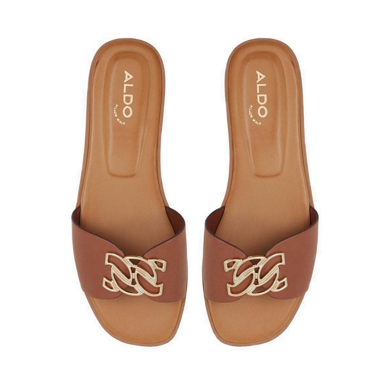 Damiana Women's Flat Sandals - Cognac