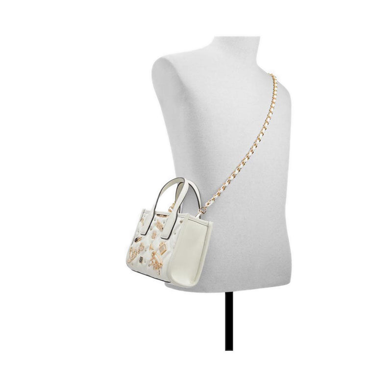 Keylani Women's Satchel Bag - Black/White