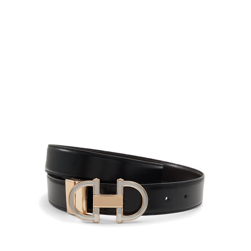 Gorlenkor Men's Belt - Black/Gold Multi