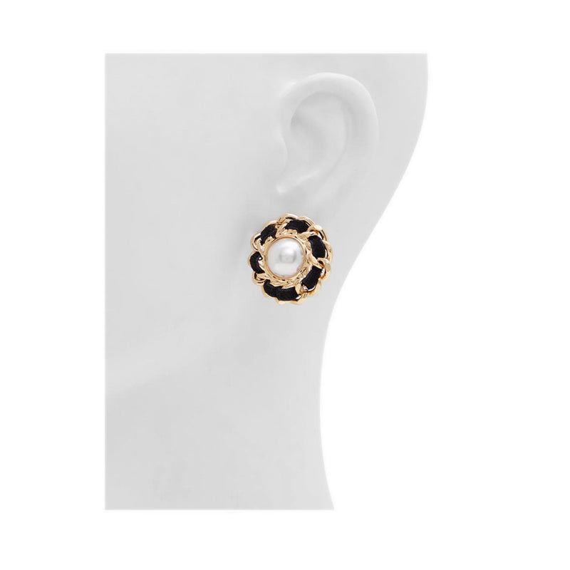 Cian Women's Earrings - Black/Gold Multi