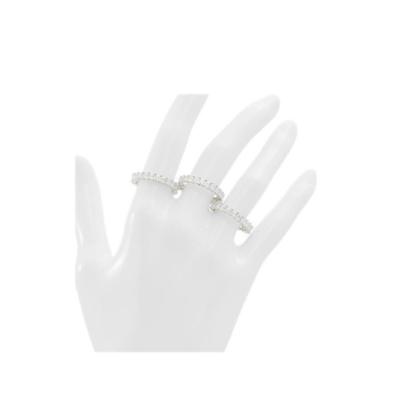 Aschianamini Women's Ring Silver/Clear Multi