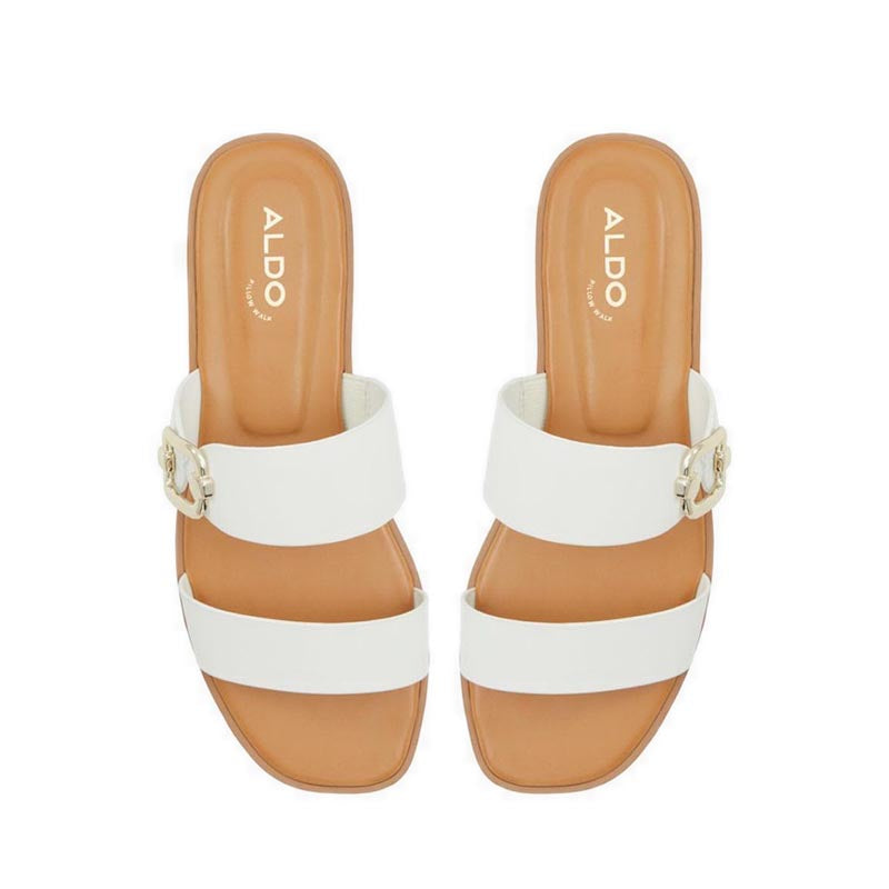 Miryhar Women's Flat Sandals - White