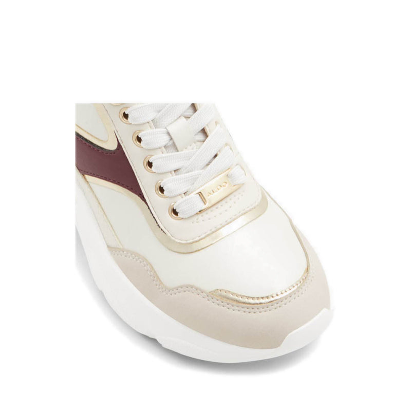 Juney Women's Jogger Sole Sneakers - Bone Multi