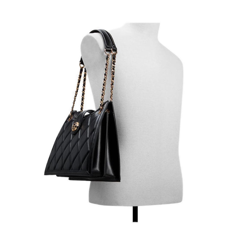Zaonna Women's Satchel Bag - Black