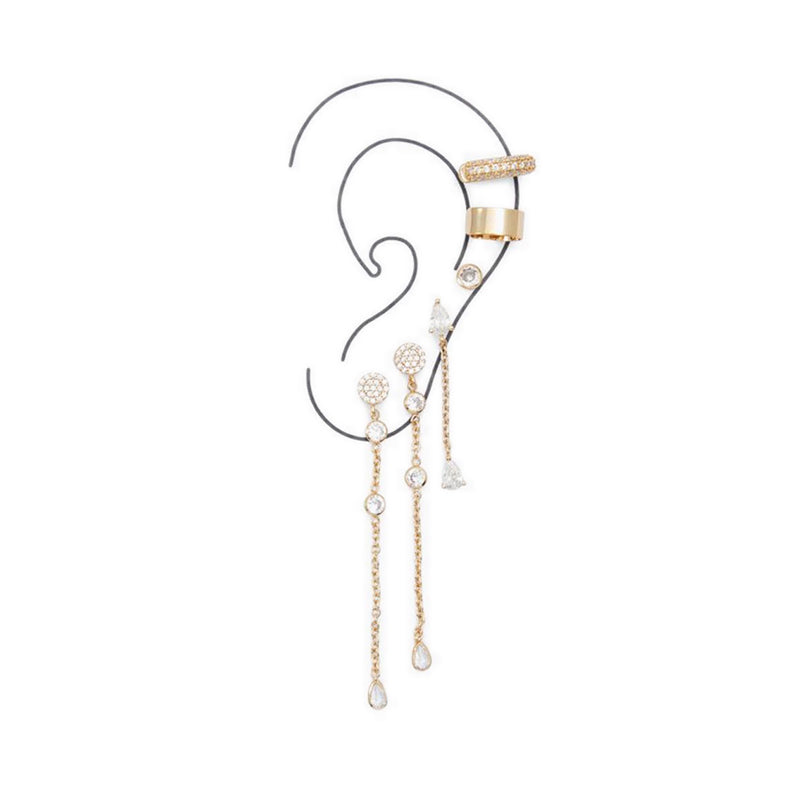 Ammersee Women's Earrings - Gold/Clear Multi