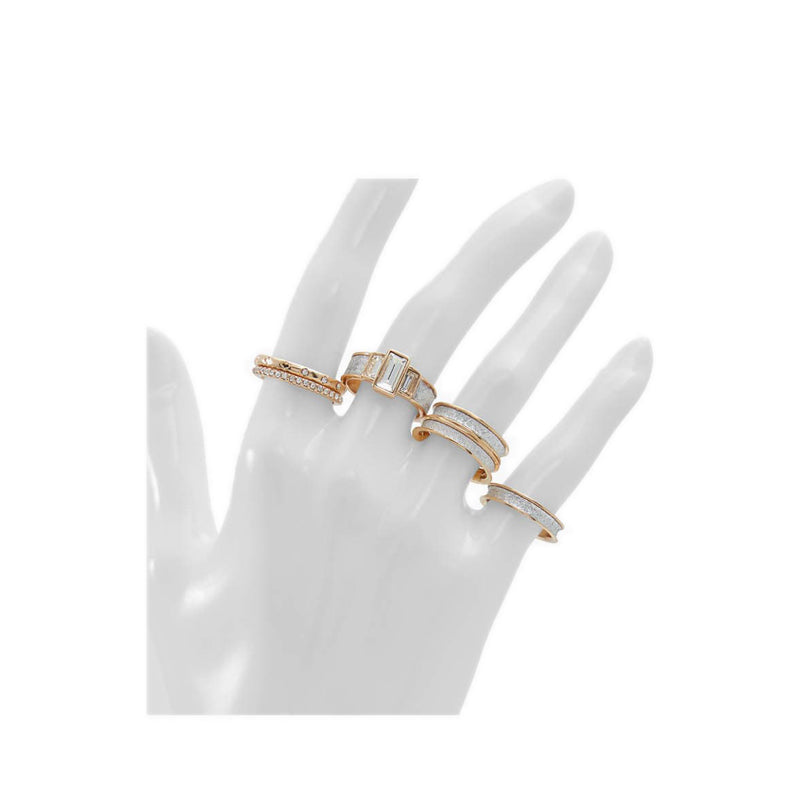 Acerimar Women's Ring - Gold/Clear Multi