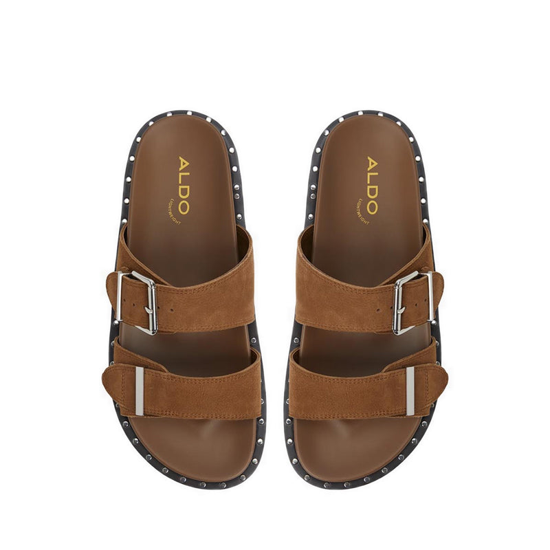 Elyna Women's Flat Sandals - Light Brown