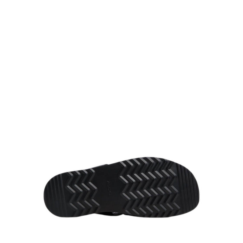 Light Men's Flat Sandals - Black