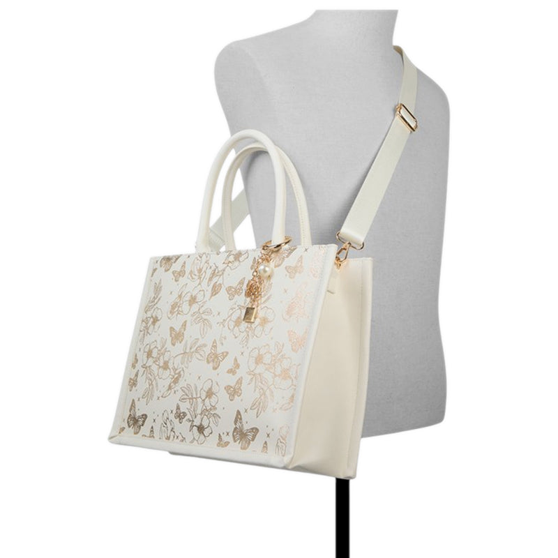 Florency Satchel Bag - Bone