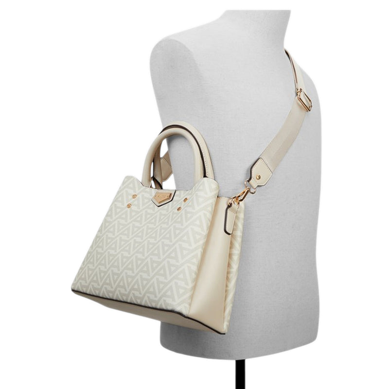 Caraever Satchel Bag - Bone
