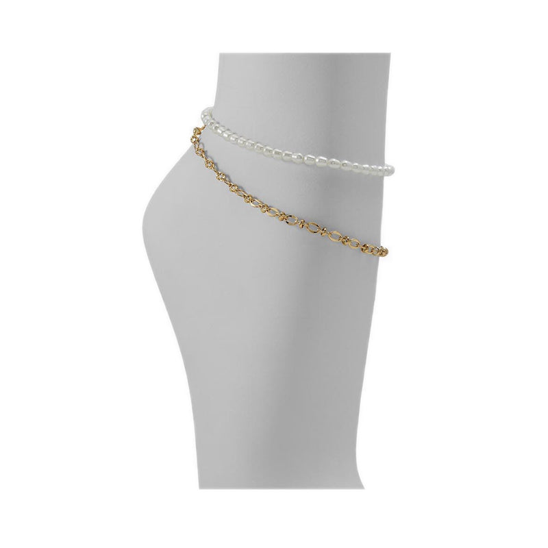 Courtsiide Women's Ankle Bracelet - Gold