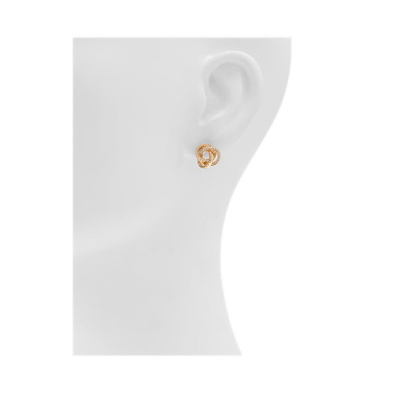 Vohan Women's Earrings - Gold/ Clear Multi