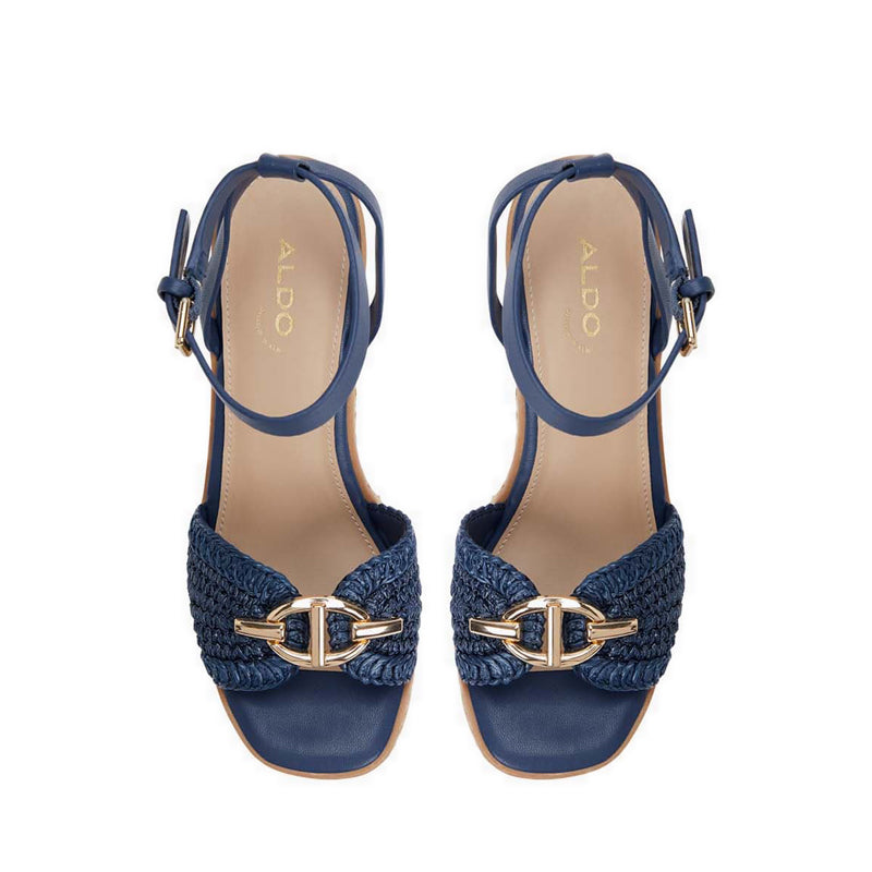 Ybylin Women's Wedges - Navy