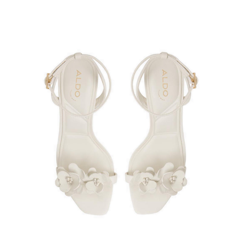 Daisylily Women's Heeled Sandals - White/Bone