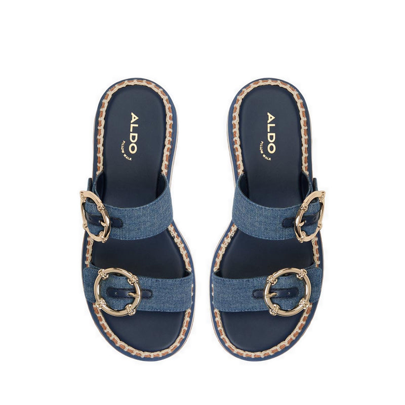 Kaeithien Women's Open Toe Sandals - Dark Blue