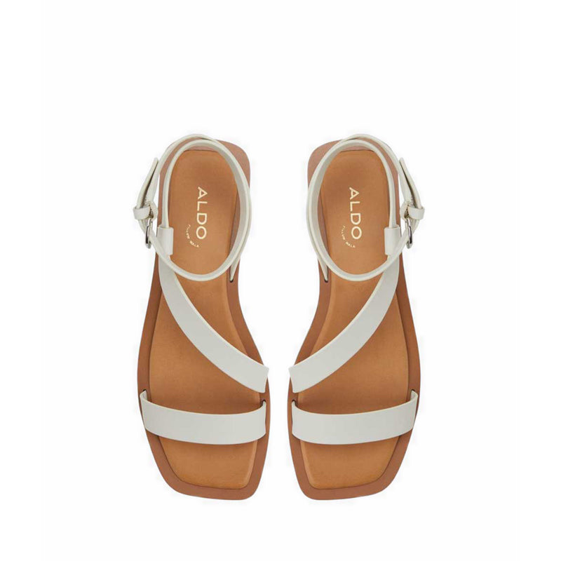 Aldo Grugar Flat Sandals - White/Bone