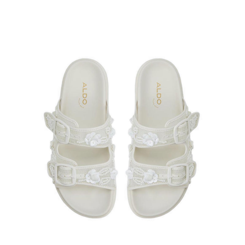 Devanassi Women's Footbed Sandals - White/Bone