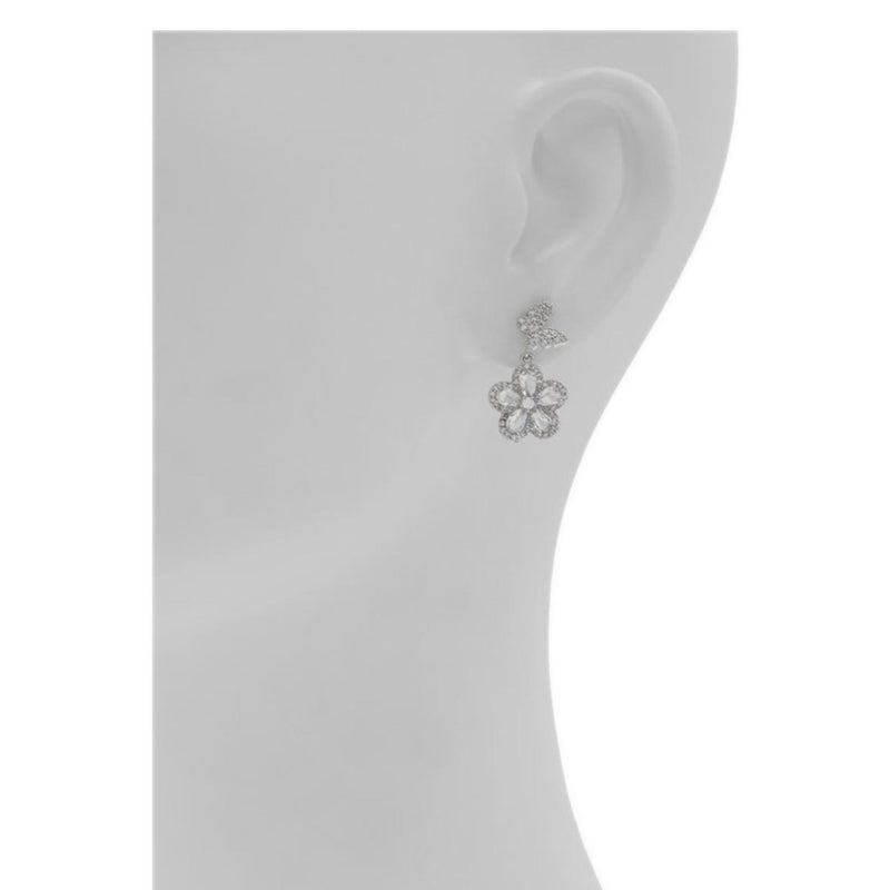 Breezeway Earrings - Silver/Clear Multi