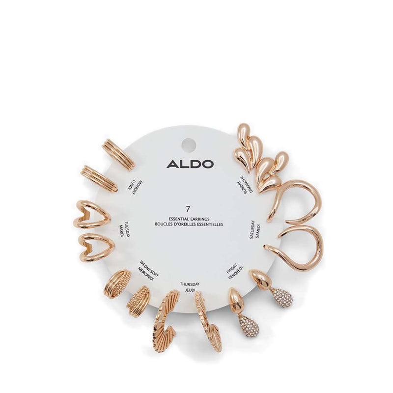 Sevendays Women's Earrings - Gold/Clear Multi