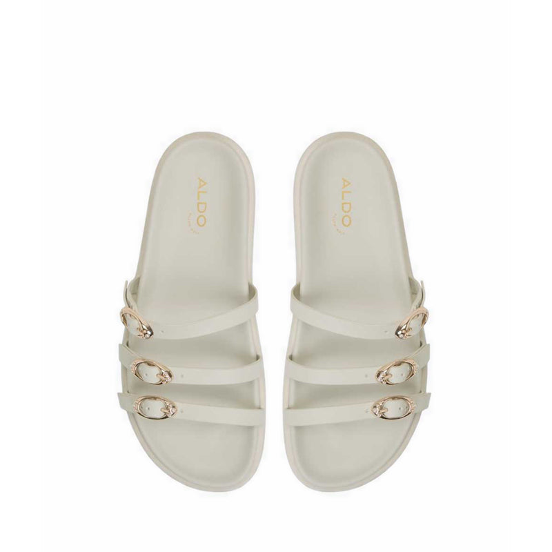 Zephyra Women's Footbed Sandals - White