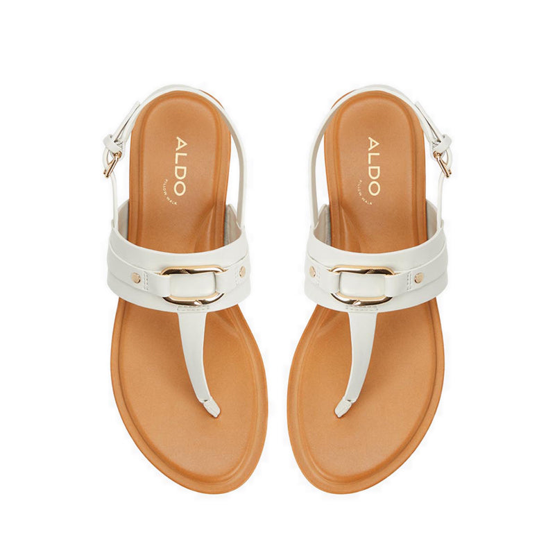 Taylen Women's Flat Sandals - White/Bone