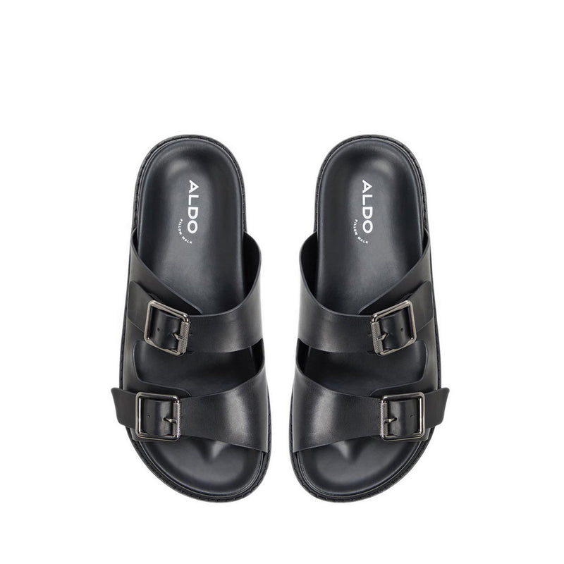 Kyro Men's Flat Sandals - Black