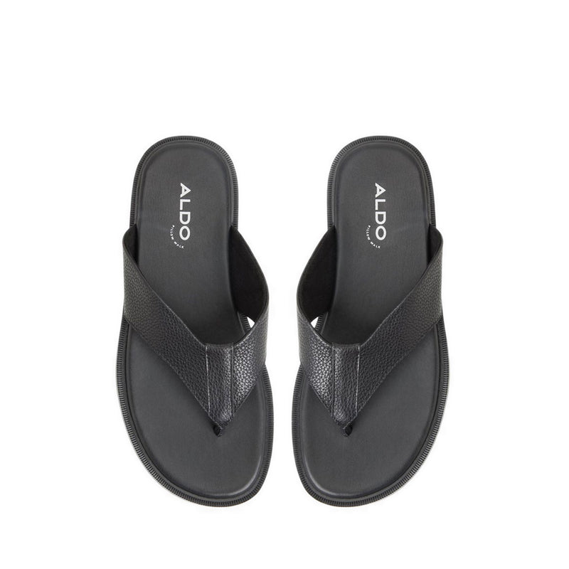 Aldo Serano Men's Flat Sandals - Open Black