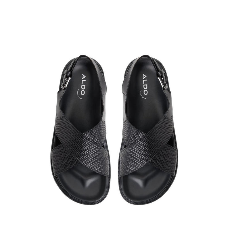 Silvo Men's Flat Sandals - Black