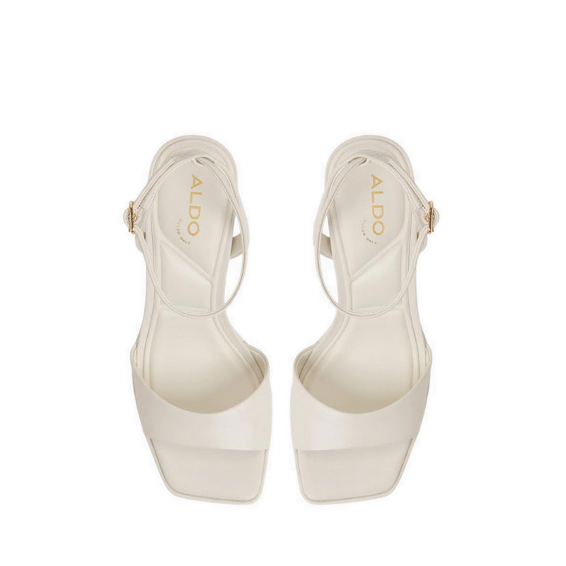 Lothon Women's Heeled Sandals - White/Bone