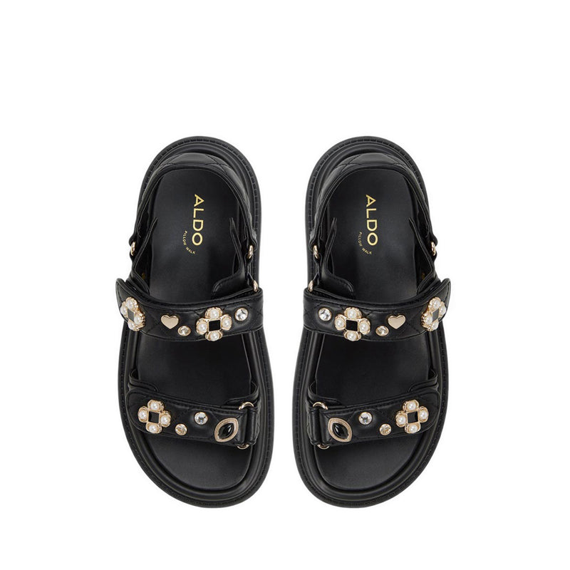 Gemima Women's Footbed Sandals - Black
